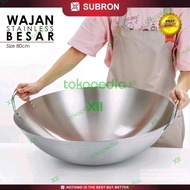 SUNSHINE SUBRON ST WSS~70 JUMBO STAINLESS WOK 70 CM WAJAN KUALI BESAR