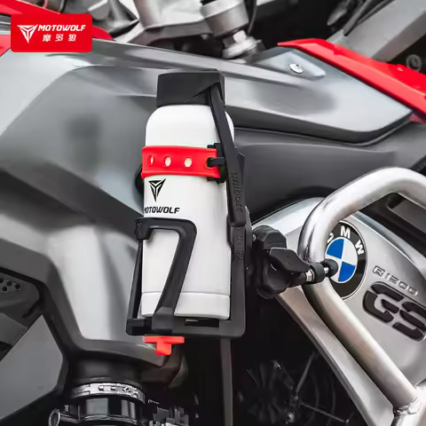 Motowolf Motorcycle Adjustable Beverage Bottom Beverage Cup Holder Riding Universal Outdoor Storage 