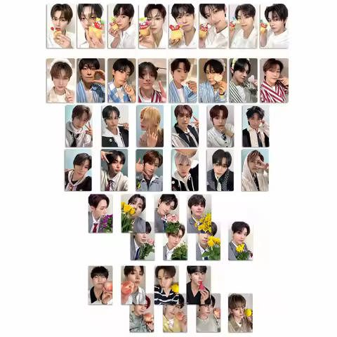 6/8/12/16Pcs/Set Boys Planet2 ALD1 WEEK Ver Selfie Glossy Photocards Lee Sangwon Zhou AnXin Leo Kim 