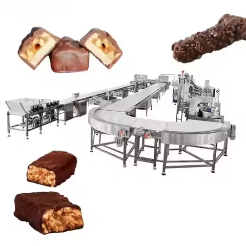 2025 Automatic Date Bar Extruder Machine Small Protein Bar Cut Machine Chocolate Bar Make Machine