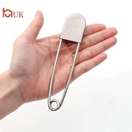 UK Large Size Stainless Steel Safety Pin 1Pcs 12.8cm DIY Sewing Tools Accessory Needles Wrapped Safe