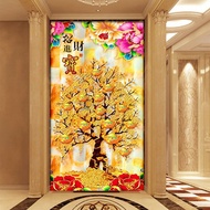 DIY 5D 5D Round full beads Amass Fortunes Money Tree Display Embroidered Diamond Indoor diamond painting,beads painting