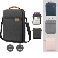 9-11/13.3 inch Portable Tablet Case Storage Laptop Shoulder Bag For Samsung Galaxy Tab S6 lite s6 S7 FE S8 plus S7 SM-T870 SM-T875 Adult Student Business Crossbody Handbag