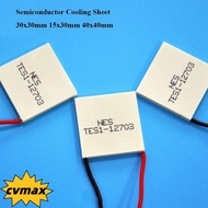 CYMX Semiconductor Cooling Sheet, 30x30mm 15x30mm Refrigeration Plate,  40x40mm TEC1-12702 TES1-0710