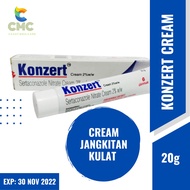 KONZERT CREAM 20G ANTI FUNGAL [EXP: NOV 2022] Krim Anti Kulat