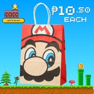 FP1963 (12PCS) HANDLE Super Mario Gift Paper Loot Bag Party Souvenir Giveaway