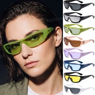 Y2K One piece style sunglasses for Men Women Fashion Trends High-end Outdoor Sunshade UV Resistant