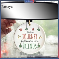 {pattaya}  English Text Friendship Gift Hand-painted Christmas Elements Best Friend Christmas Orname