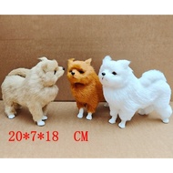 Simulation Animal Pomeranian Style Ornaments Famous Dogs Simulation Famous Dogs Pet Ornaments Animal