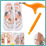 SUMU Reflexology Socks, Acupoint Triangle Massager Massage Stick Massage Socks,  Health Improvement 