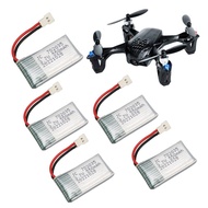 5Pcs 3.7V 550mAh Li Battery for Hubsan X4 H107 H107L H107D MJXRC F47 F180 Quadcopter  RC Drone