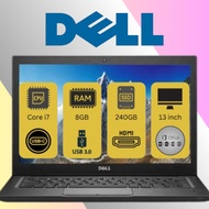 DELL Latitude E7300 Core i7 8th Gen - 8GB DDR4 - 256GB M.2 SSD - Windows 10 - Type C - HDMI - Wifi -