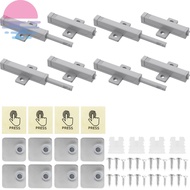8Pcs Push to Open Door Opener Adjustable Cabinet Push Open Latch Enduring Heavy Wardrobe Touch Latch