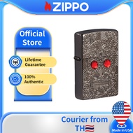 Zippo Crystal Skull Design Armor Windproof Pocket Lighter | Zippo 49300 ( Lighter without Fuel Insid