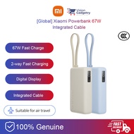 [Global] Xiaomi Powerbank 67W Integrated Cable CCC Certification 10000mAh 20000mAh