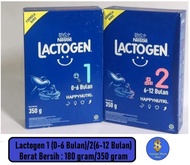 Lactogen 1 (0-6 Bulan) &amp; 2 (6-12 Bulan)-Susu Bayi Lactogen