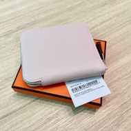 Hermes silk in wallet compact 愛馬仕 card holder 09 mauve pale 夢幻紫 粉色 短夾絲巾短夾chanel 香奈兒
