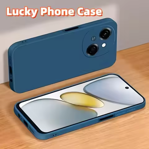 Noble Fashion Solid Colour Shockproof Protective Liquid Silicone Phone Case For Tecno Spark Go1 / Sp