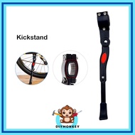 (DIY MONKEY) Adjustable Bicycle Kickstand Mount Bike Stand 24 to 27.5 inch Mountain Bike Foldable Foldie