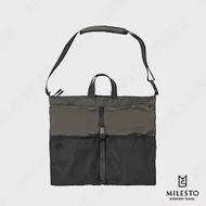 【MILESTO】LITE 系列超輕量手提側背兩用包(三色可選)(原廠授權台灣經銷) 橄欖綠