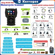 Ready!!!&Garansi 3TahunScanner JDiag M100 Pro Motor Scanner Support OBD1 OBD2 Untuk Semua Motor Alat