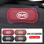 Car Elbow Rest Pad PU Leather Car Knee Cushion Auto Center Console Leg Pads For BYD Qing Song Tang Y