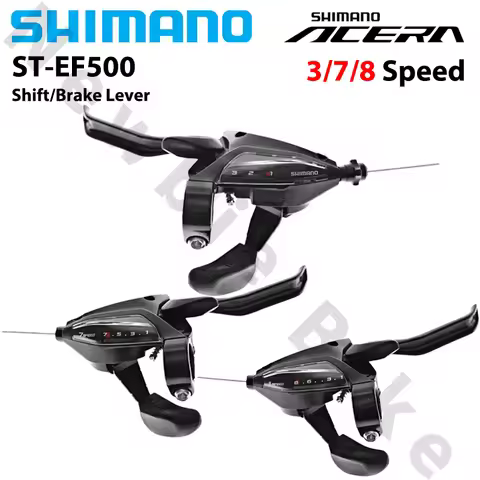 Shimano ST-EF500 Shifter 3S 7S 8S EZ FIRE PLUS Brake Lever 3x7 Speed 3x8 Speed with Window for MTB M