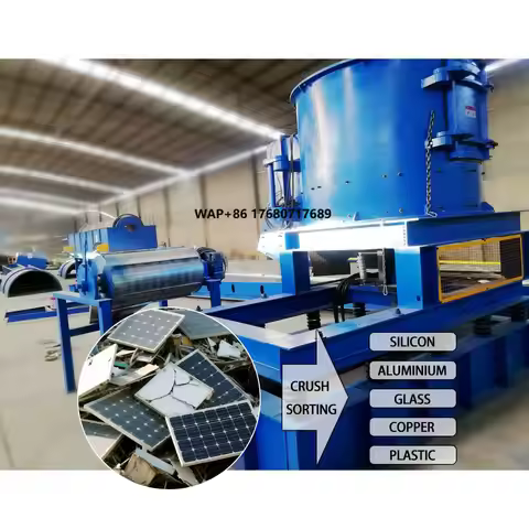 Environmental Machinery Waste Computer Solar System Lithium Batteries Recycle Machine Portable Solar