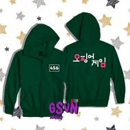 Children's Jacket - Kdrama Serial Squid Game Zipper Hoodie - Article 455