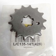 YAMAHA LC135 135LC LC 135 FRONT SPROCKET 428 STANDARD SPORCKET DEPAN SPOKET KECIL GEAR 14T 15T MALAY