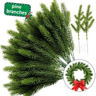 Artificial Pine Needles Branches Garland - Christmas Pine Needle Branches - Xmas Tree  Pine Branches