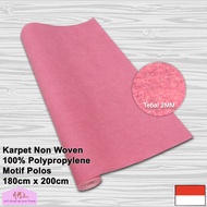 Karpet non woven lantai brudu bludru polos alas kasur duduk masjid mesjid mushola pameran panggung 1