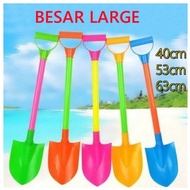 40/53/63cm Large Plastic Snow Beach Shovel Digging Sand Play Tools Dune Spoon Children Outdoor Fun T
