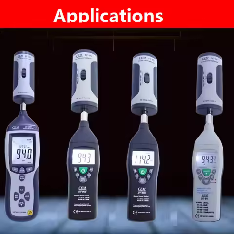 Sound Level Meter Calibrator, Precise Decibel Meter Calibrator with Level 114dB & 94dB, Professional
