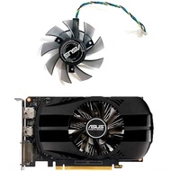 *New cooling fan 4PIN 75M T128015BU FD8015U12D suitable for Asus Arez PH RX550 2G graphics card-