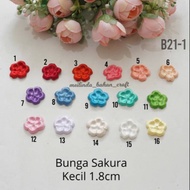 Code: B21-1 Cherry Blossom Smallsatin 1.8 cm Rp. 18,000/ pack of 100 pcs