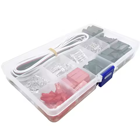 400pcs DIY Servo Extension Cable 22AWG Wire for JR JST SYP Futaba Male Female Jumper Cable Plug for 