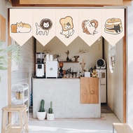 Short Curtain Door Curtain Bakery Door Curtain Customized Coffee Shop Decoration Half Curtain Short Curtain Block Curtain Commercial Kitchen Baking Door Curtain