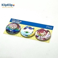 Anime Dandadan Hologram Pin Set of 3 pcs Diameter 4.4 cm - KK - F3D
