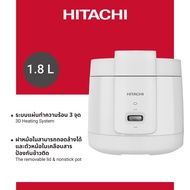 Hitachi ฮิตาชิ หม้อหุงข้าวฮิตาชิ 1.8 ลิตร หม้อหุงข้าวไฟฟ้า รุ่น RZ-S18MM W สีขาว