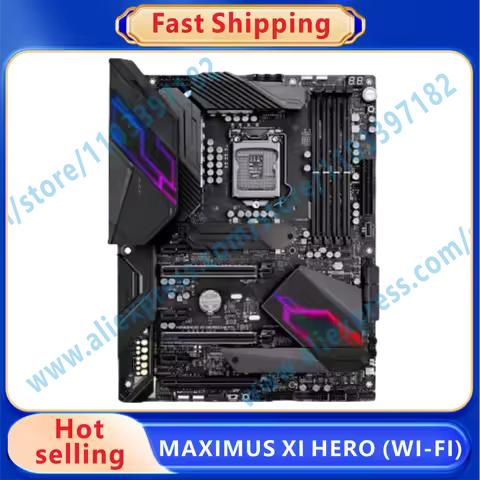 MAXIMUS XI HERO (WI-FI) Z390 LGA 1151 DDR4 64GB PCI-E 3.0 ATX