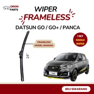 Datsun Go Soft Frameless Wiper / Go+ Frameless Blade Model Anti-Scratch 1 Pcs Single Wiper