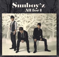 Sun Boy'z（陳偉霆、張致恆、麥子豪）《 All for 1 》2 CD + VCD（全新未開封）Tic Tac Toe、Hey You、死性不改 ( Boy'z )、眼紅館 ( 合唱版 )、G