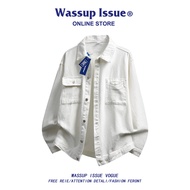 WASSUP ISSUE | แจ็คเก็ตยีนส์สไตล์อเมริกันหลายกระเป๋า