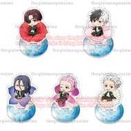 (buy 1 get 1 free) (3cm) WIND BREAKER ver HOLDING FLAG model mica standee printed with manga anime m