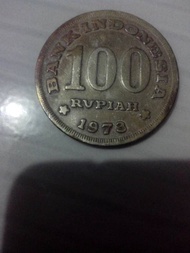Uang Koin Kuno 100 Rupiah 1973