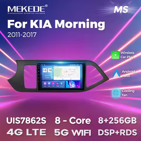 MEKEDE UIS7862S 5G WIFI Car Radio Android OS For KIA PICANTO Morning 2011 - 2017 Multimedia video Pl