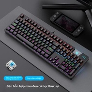 Bàn Phím Cơ Mensunny N-J11 Dành Cho Chơi Game Esports Kết Nối USB Xanh Trà Đỏ Công Tắc Tương Thích V