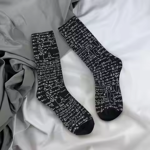 Quantum physics formula, mathematics science math quantum physics pattern Stockings Autumn Anti Swea