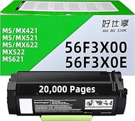 56F3X00 High Yield Toner Cartridge Replacement for Lexmark 56F3X0E 56F3H00 56F3000 56F3U00 for MS421